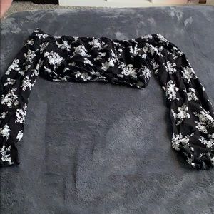 Flower crop top